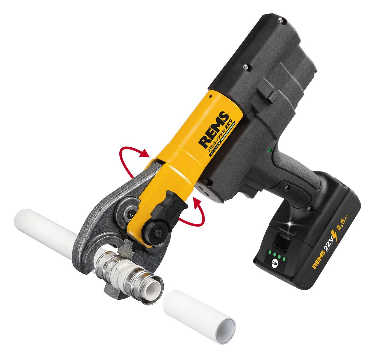 REMS Hybrid-Radialpresse im Koffer