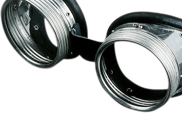 Ersatzgläser,splitterfrei50 mm, farblos