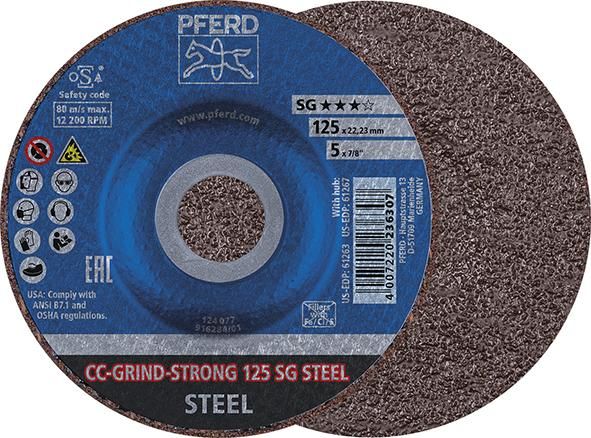 Schleifscheibe CC-Grind STRONG-STEEL 125mm PFERD