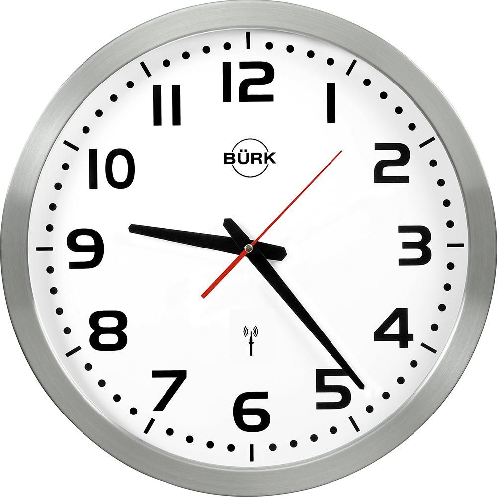 Quarzwanduhr Ø 40 cm Stainless Steel