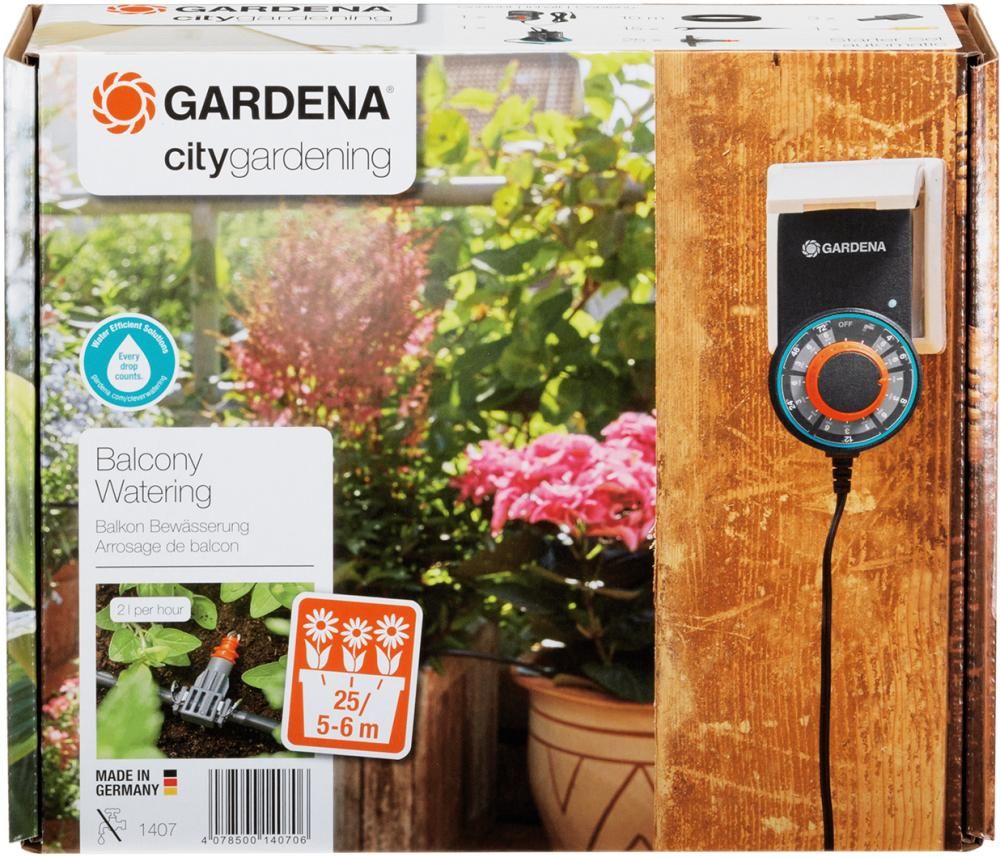 city gardening Vollautom.Blumenkastenbewässerung Gardena