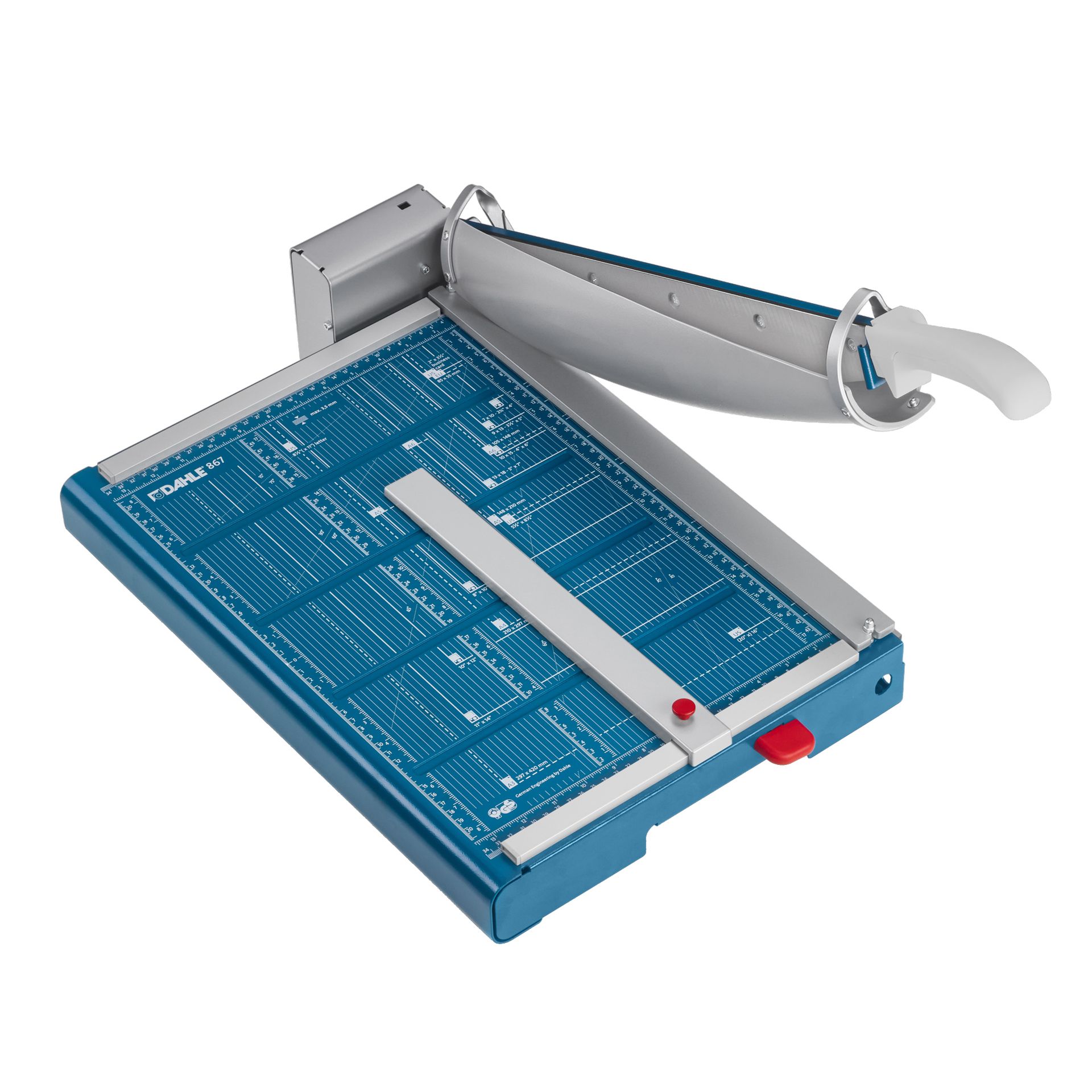Hebelschneider 365x513mm DIN A3 35Bl. Metall blau