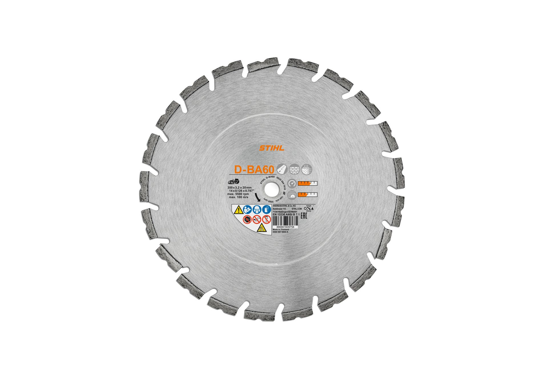 STIHL Diamant-Trennscheibe, Ø 350 mm BA 60
