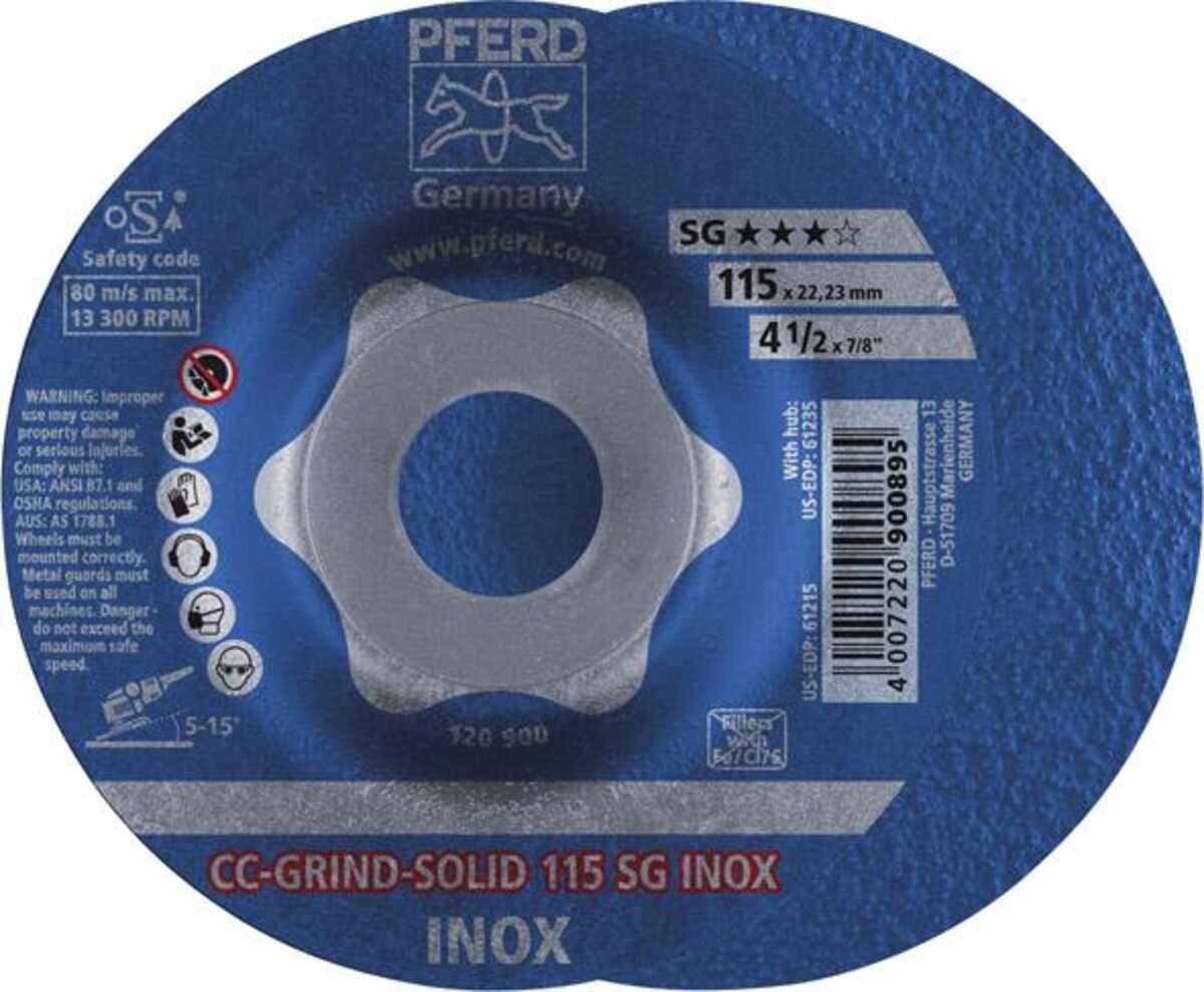 Schruppscheibe gekröpft A30PPS 178x7mm PFERD