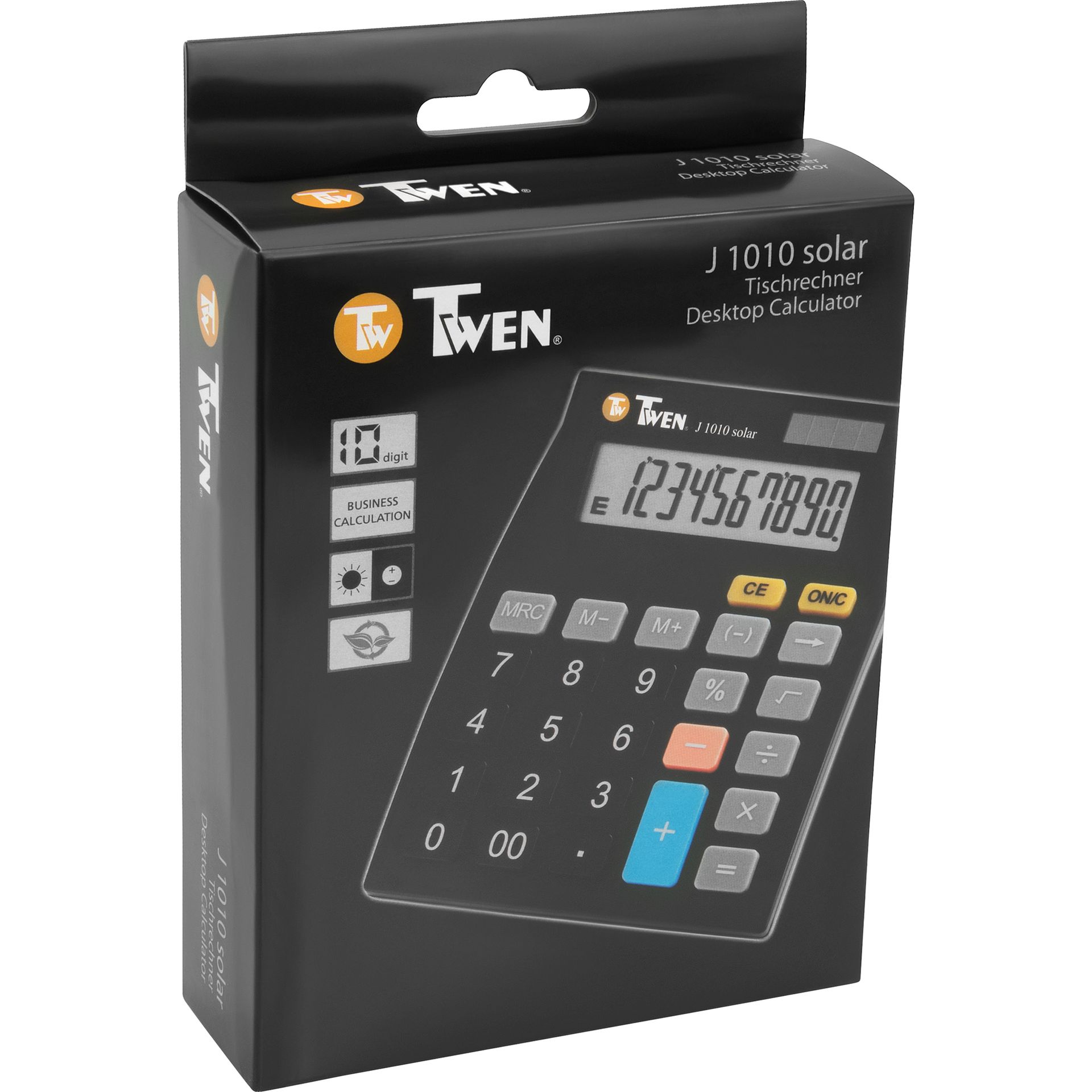 Tischrechner 10Zeichen Solar/Batterie
