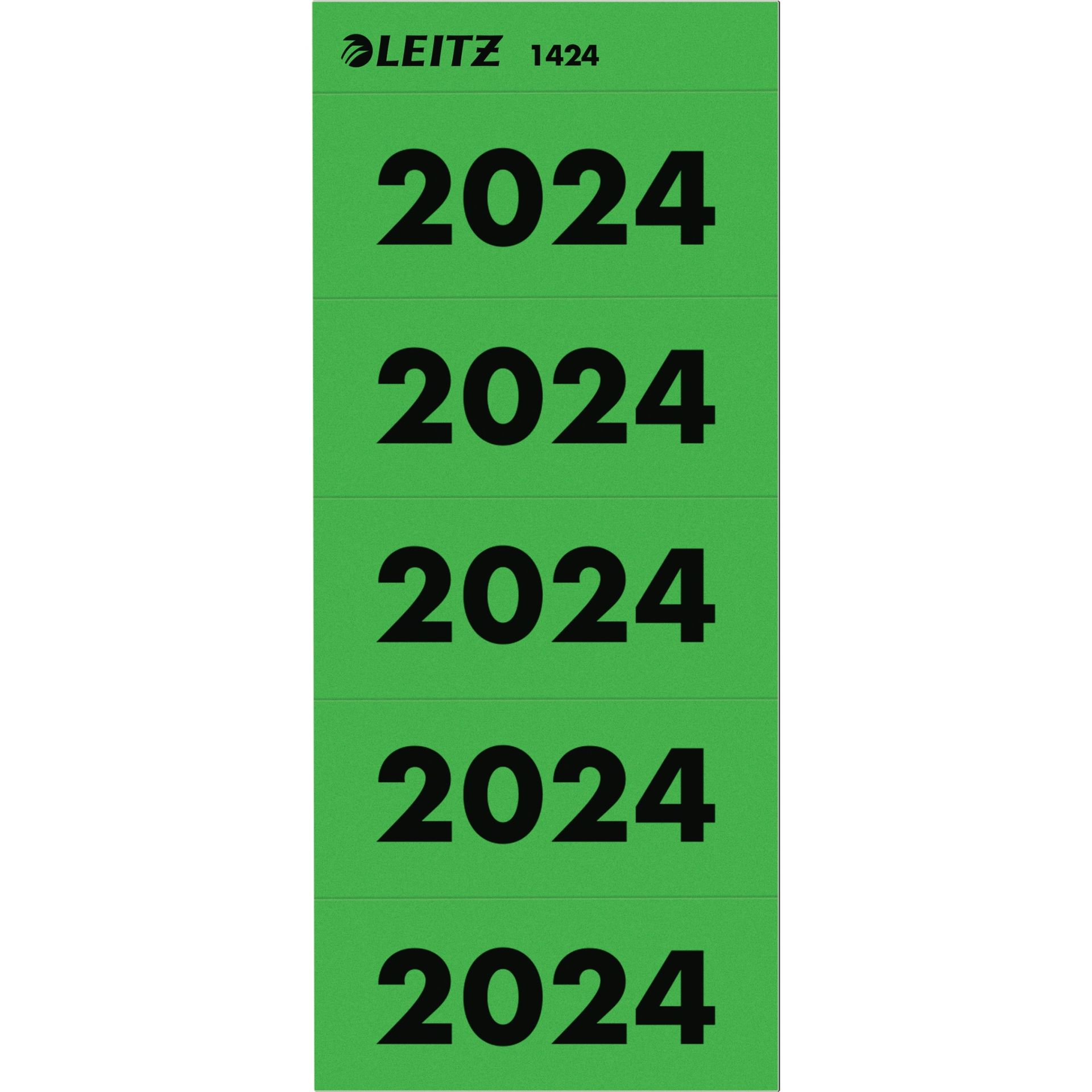 Inhaltsschild 2024 grün 100St.