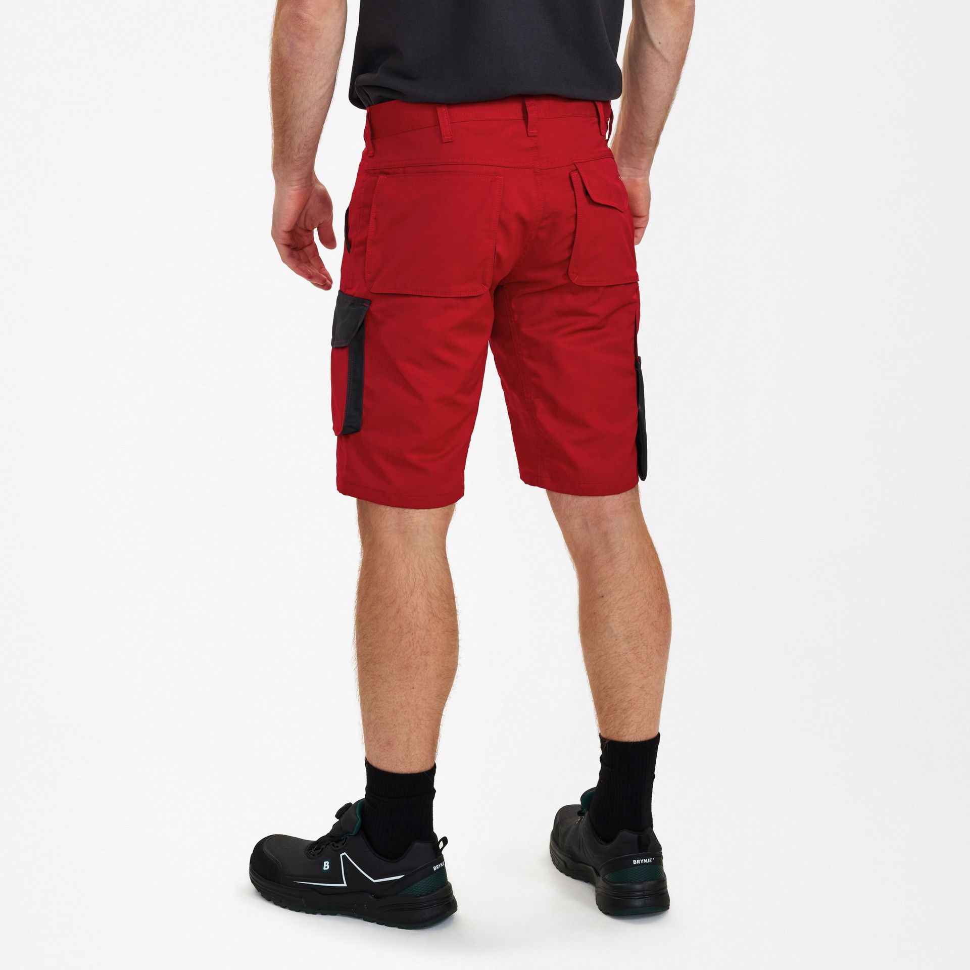 Galaxy Light Arbeitsshorts Tomato Red/Anthrazit Grau, Gr. 54