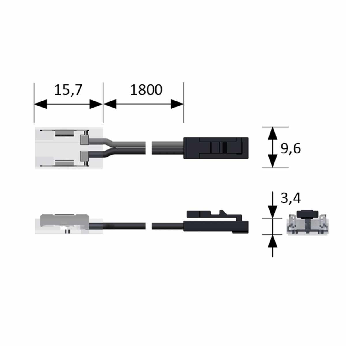 Anschlussleitung Versa 12VDC
