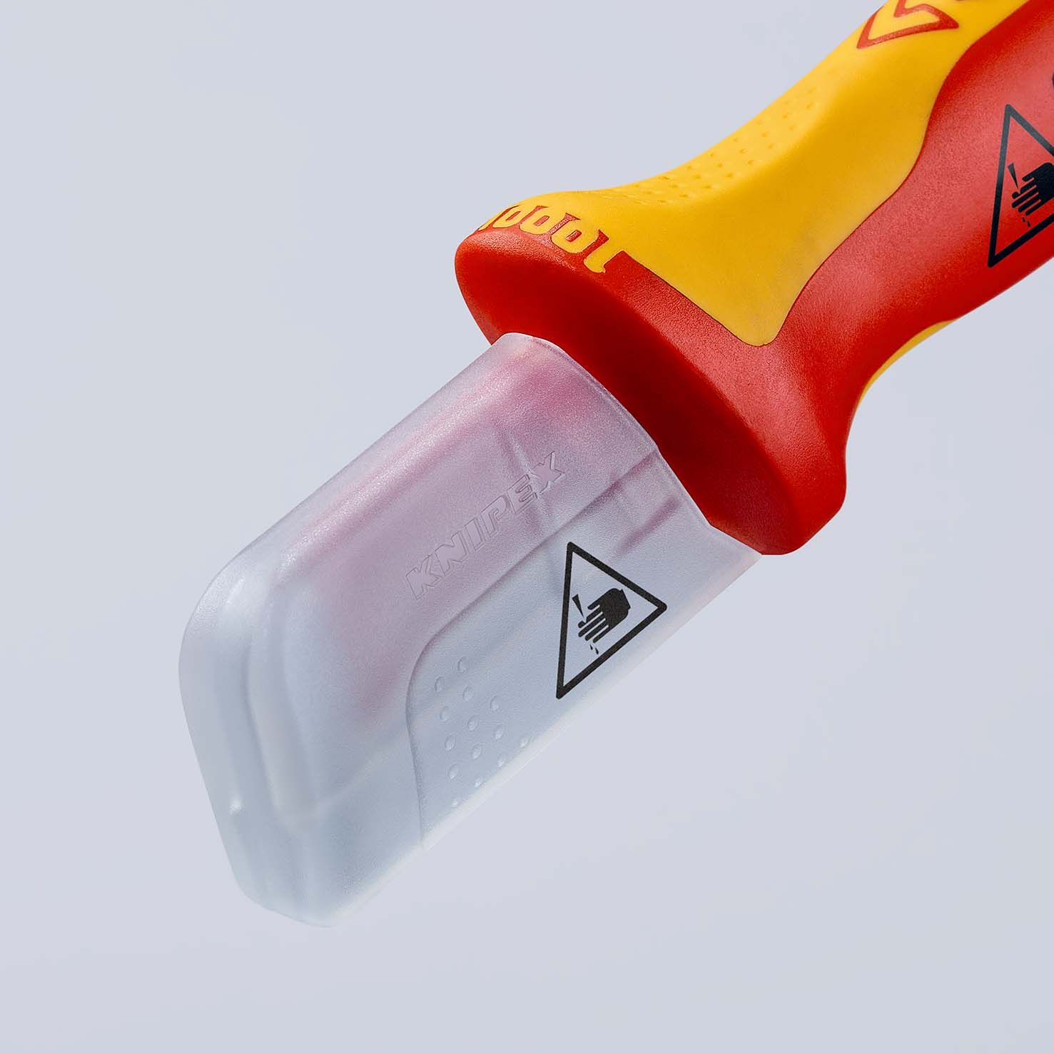 KNIPEX Abmantelungsmesser mit Gleitschuh isoliert