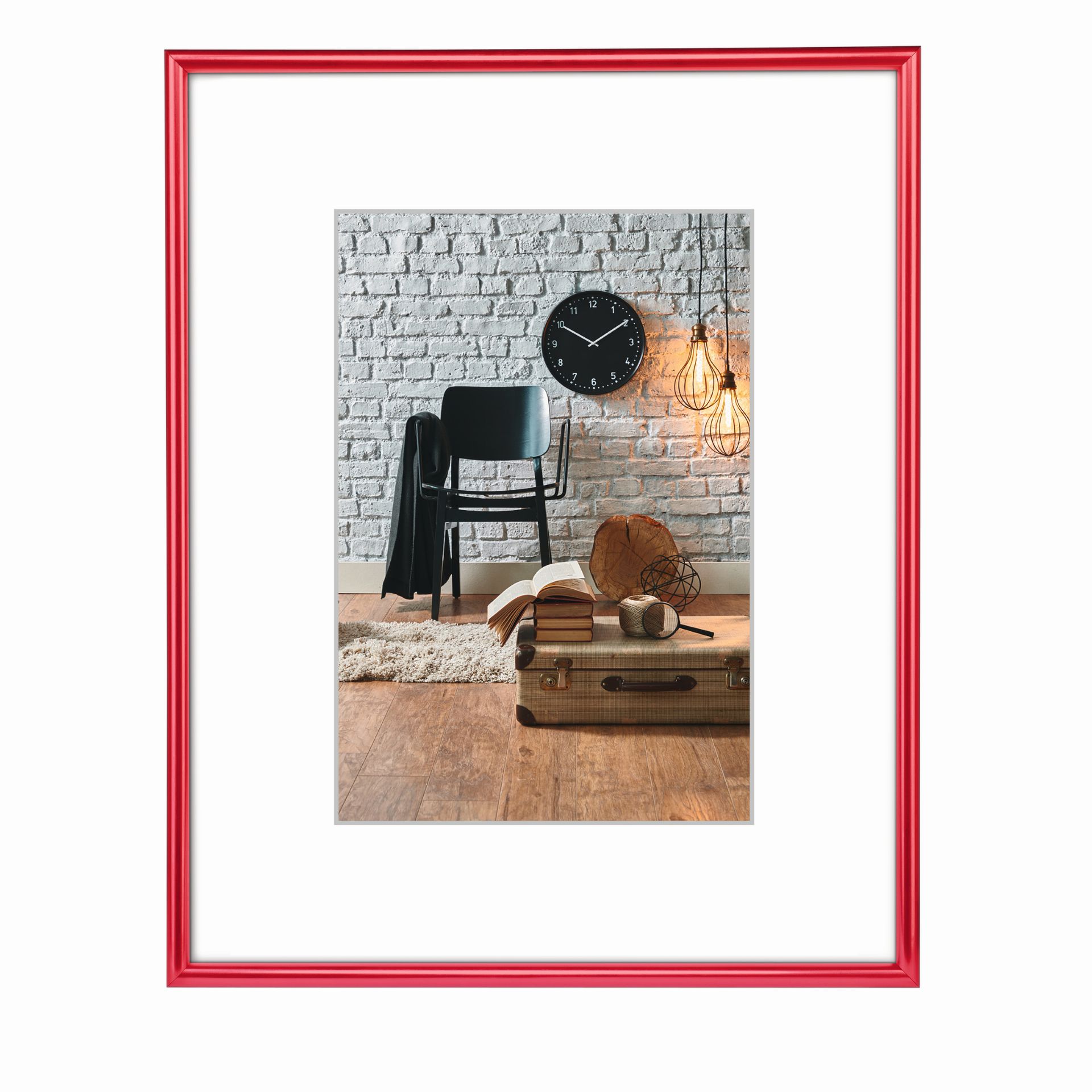Bilderrahmen Sevilla 21x29,7cm Kunststoff rot