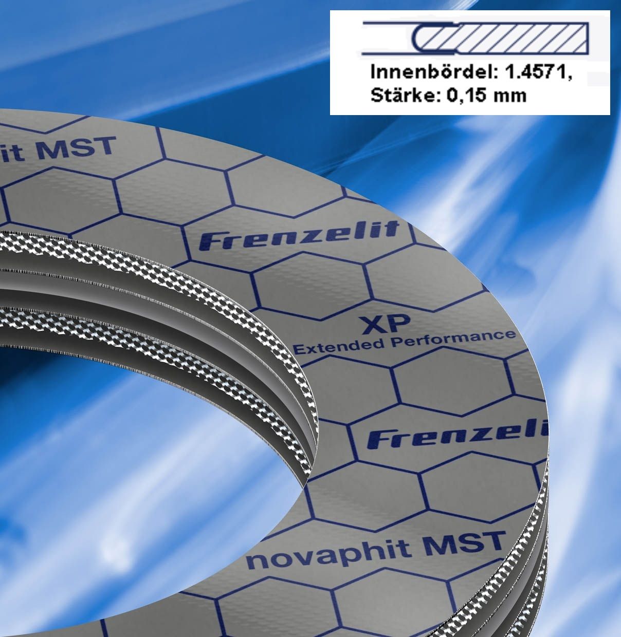 Frenzelit novaphit® MST-XP Hochdruckdichtung m. IB