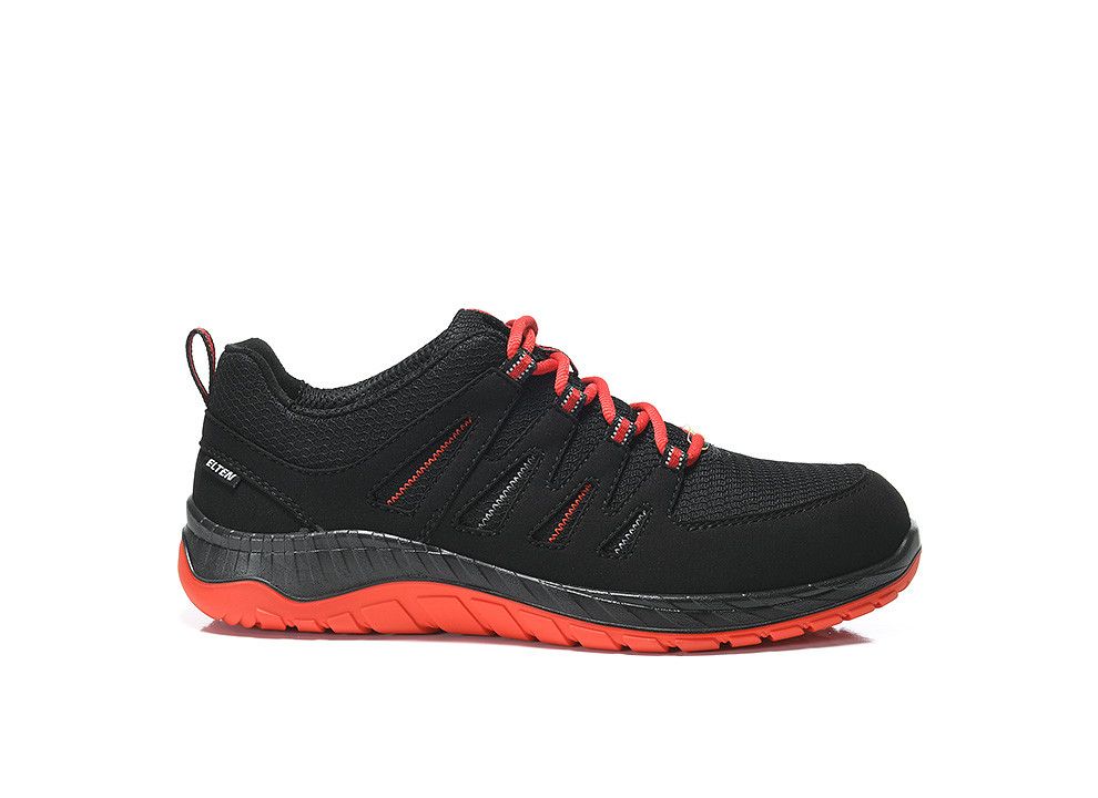 Sicherheitshalbschuh MADDOX black-red Low ESD S3S, Gr. 35