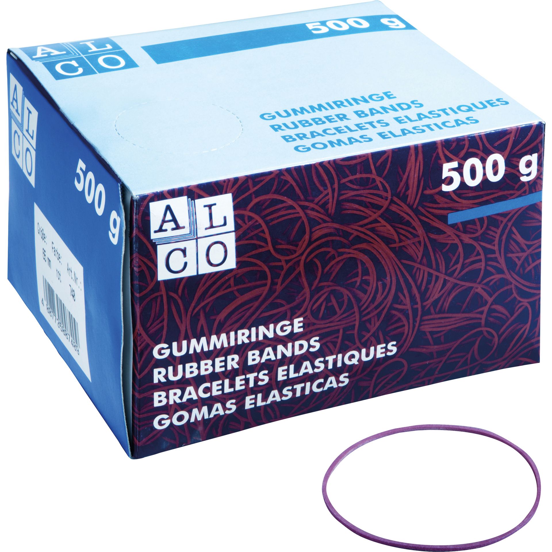 Gummiring 40mm Kautschuk rot 500g/Pack.