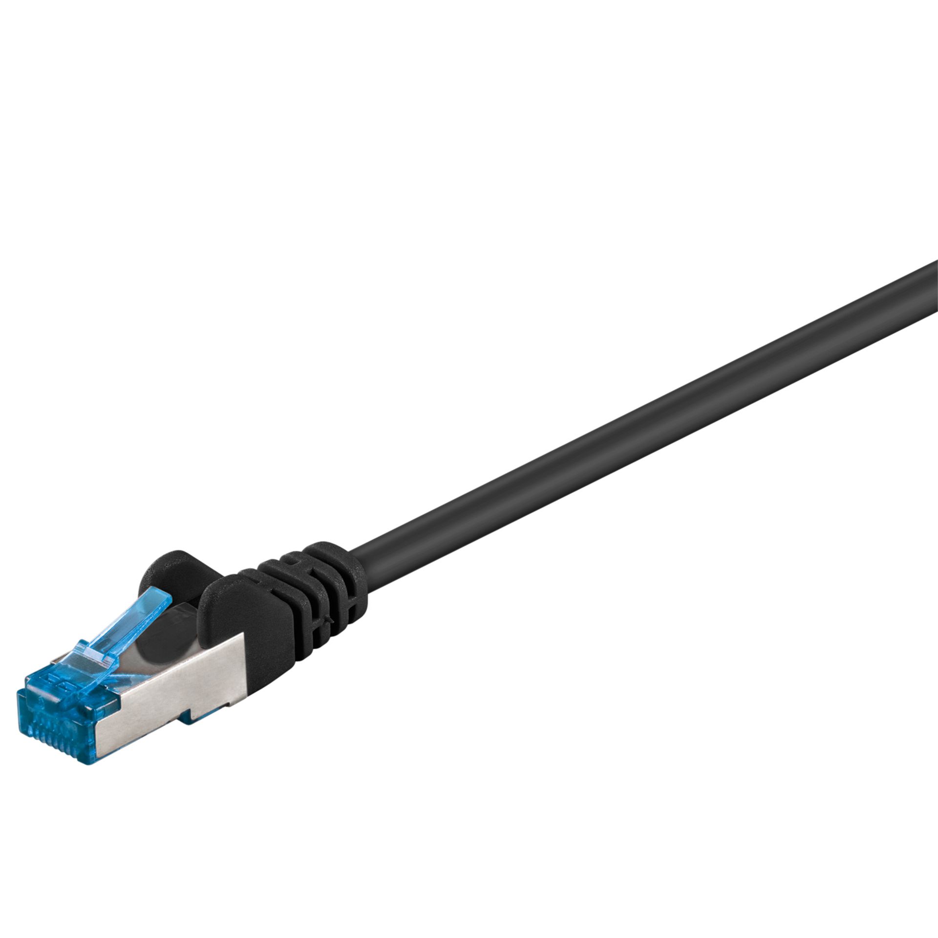 Netzwerkkabel CAT 6a 0,5m schwarz