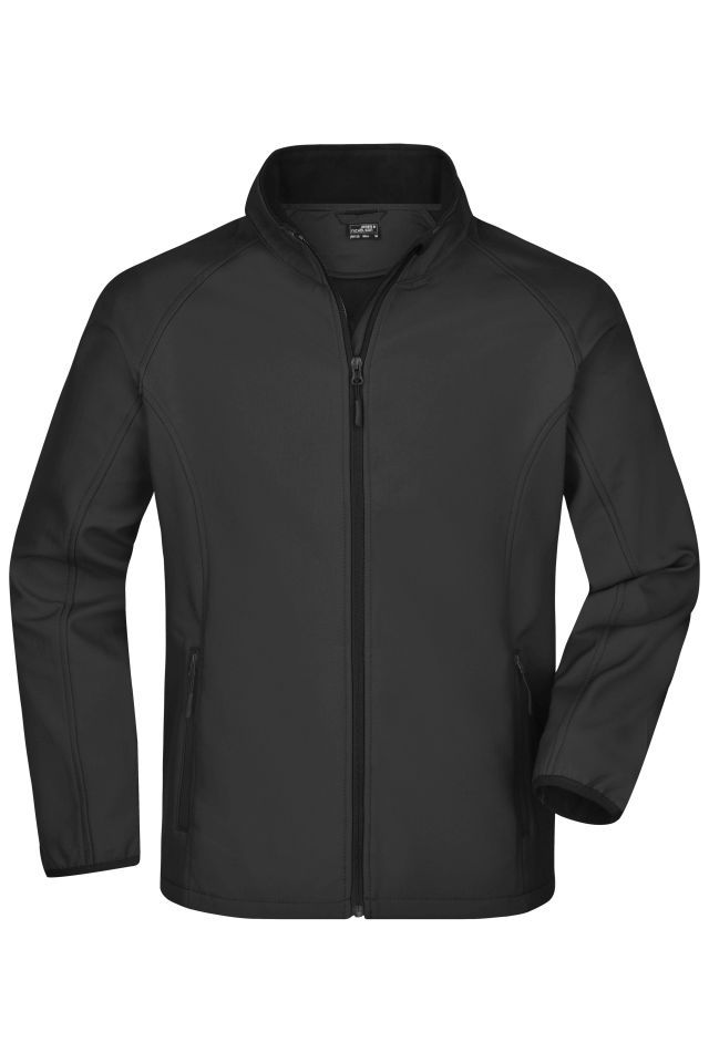 Men's Promo Softshell Jacket Softshelljacke für Promotion und Freizeit schwarz, Gr. S