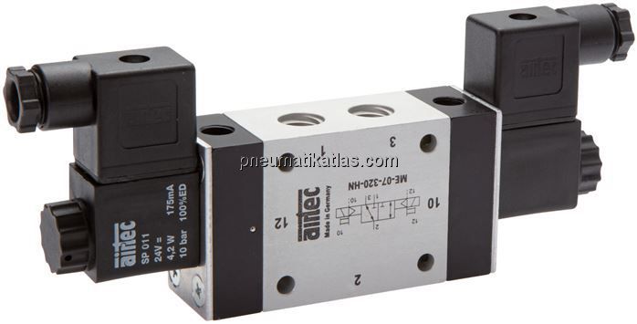 3/2-Wege Magnetimpulsventil mit Fremdluftanschluss, G 1/8"