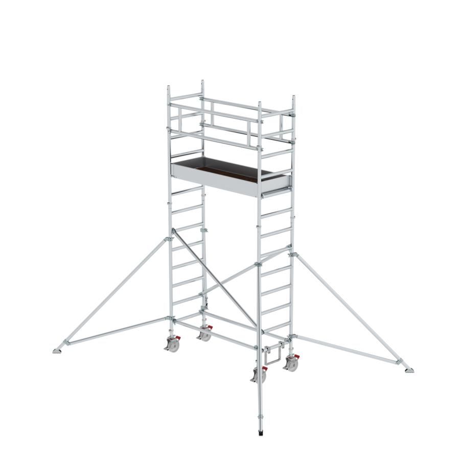 Rollgerüst m. Auslegern Plattform B1800xT750 mm Plattformhöhe 3,00 m Arbeitshöhe bis 5,00 m