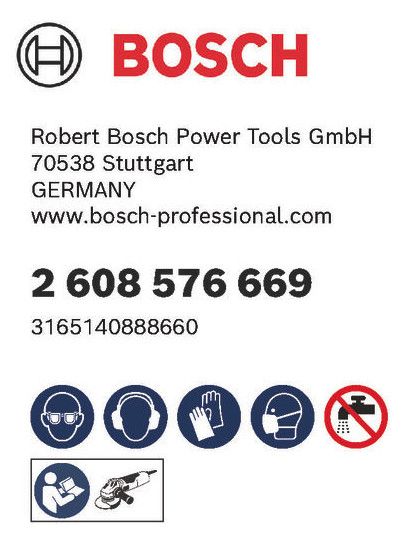 BOSCH Diamantschleiferset
