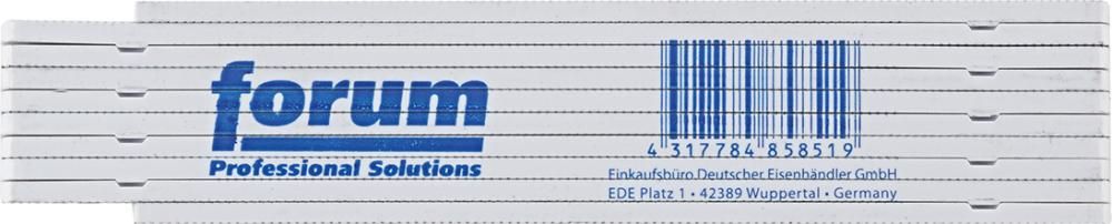 FORUM Kunstst.-Gliedermaßstab 1m