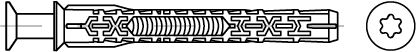 ART 81079 FISCHER-Langschaftdübel DuoXpand 10 x 120 T A4 S