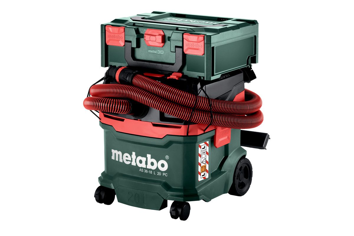 Akku-Sauger solo AS 36-18 L 20 PC Metabo ohne Akku ohne Ladegerät Karton