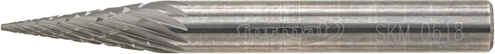 Frässtift HM Spitzkegelform 0618 C 6mm 6x18mm FORMAT