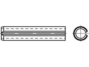 DIN 1481 1.4310 2 x 30 rostfrei S