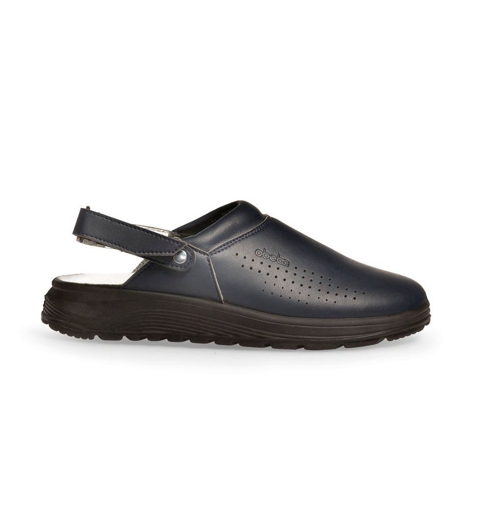 Active Clog marineblau perforiert mit Klettverschluss - 39