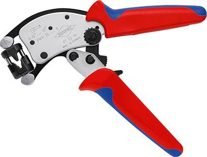 Crimpzange für Aderendhülsen Twistor T 0,14-10qmm / 2x0,25qmm KNIPEX