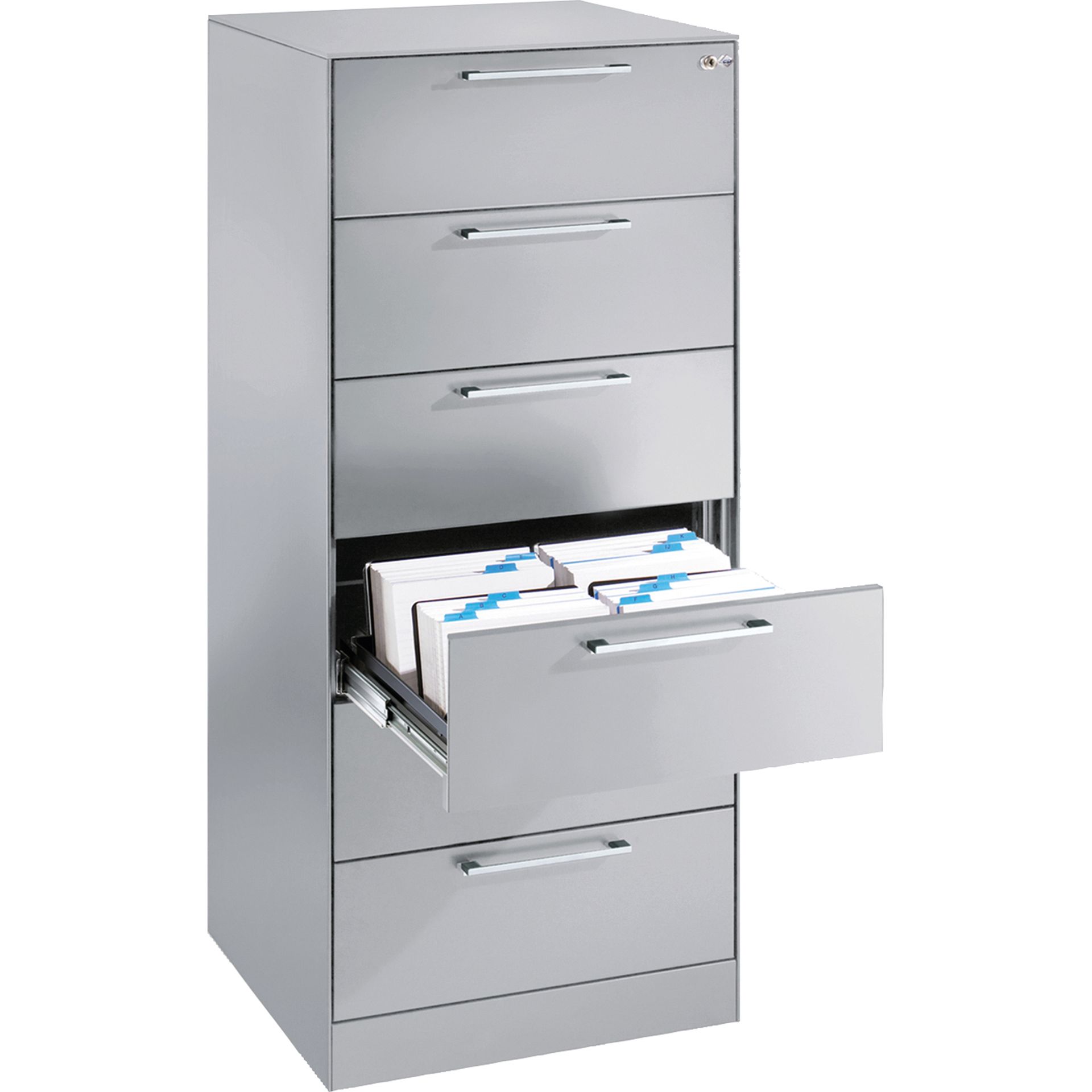Karteischrank Asisto A5 quer lgr