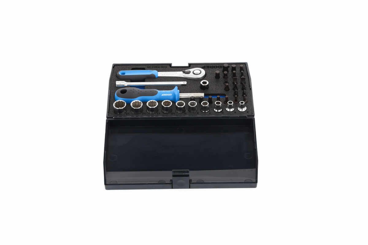 D 20 KMU-20 Steckschlüssel-Satz 1/4" 37-teilig UD-IN-IS-PH-PZ-TX