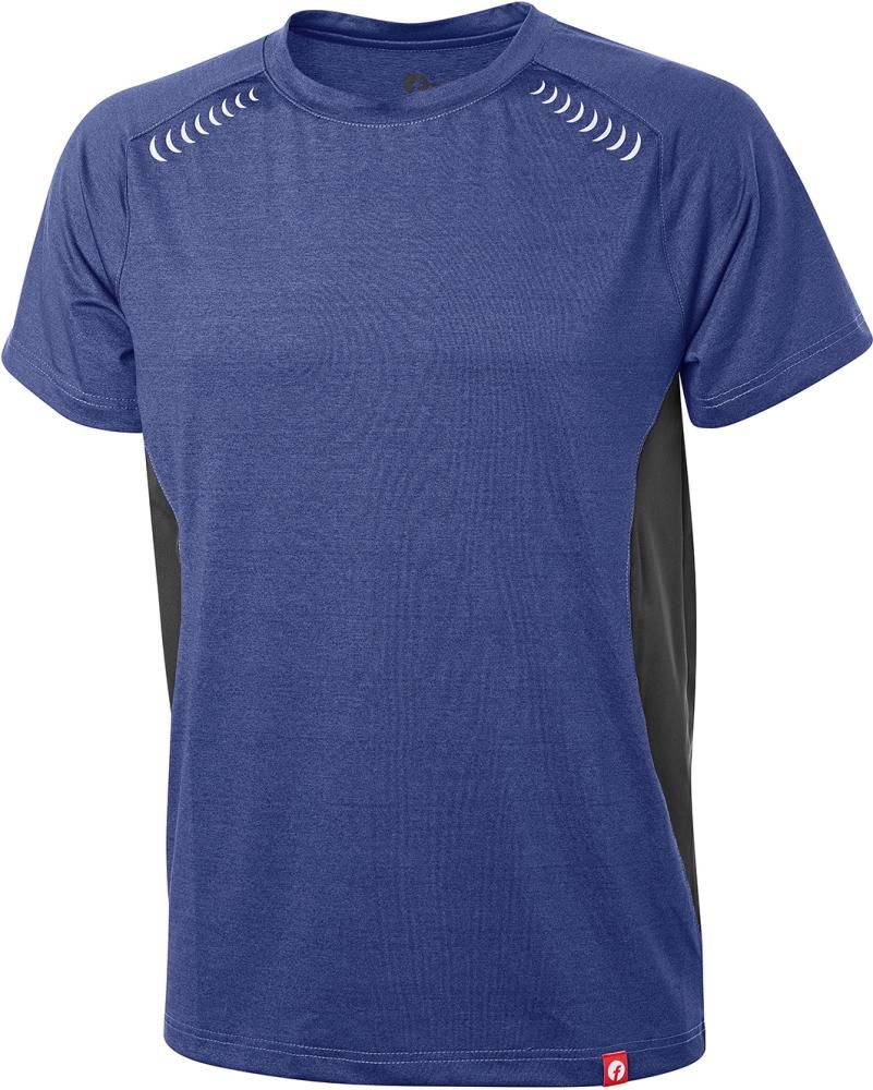 T-Shirt Quick Dry kornblau/schwarz meliert Gr. 2XL Fortis Elements
