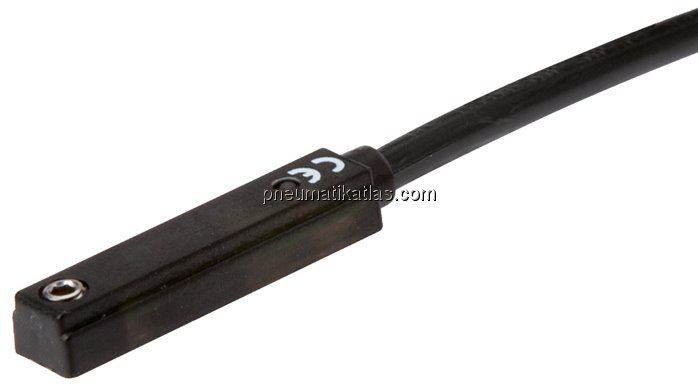 T-Nut (5mm) Zylinderschalter, 2-Leiter-Reed-Sensor, gelbe LED