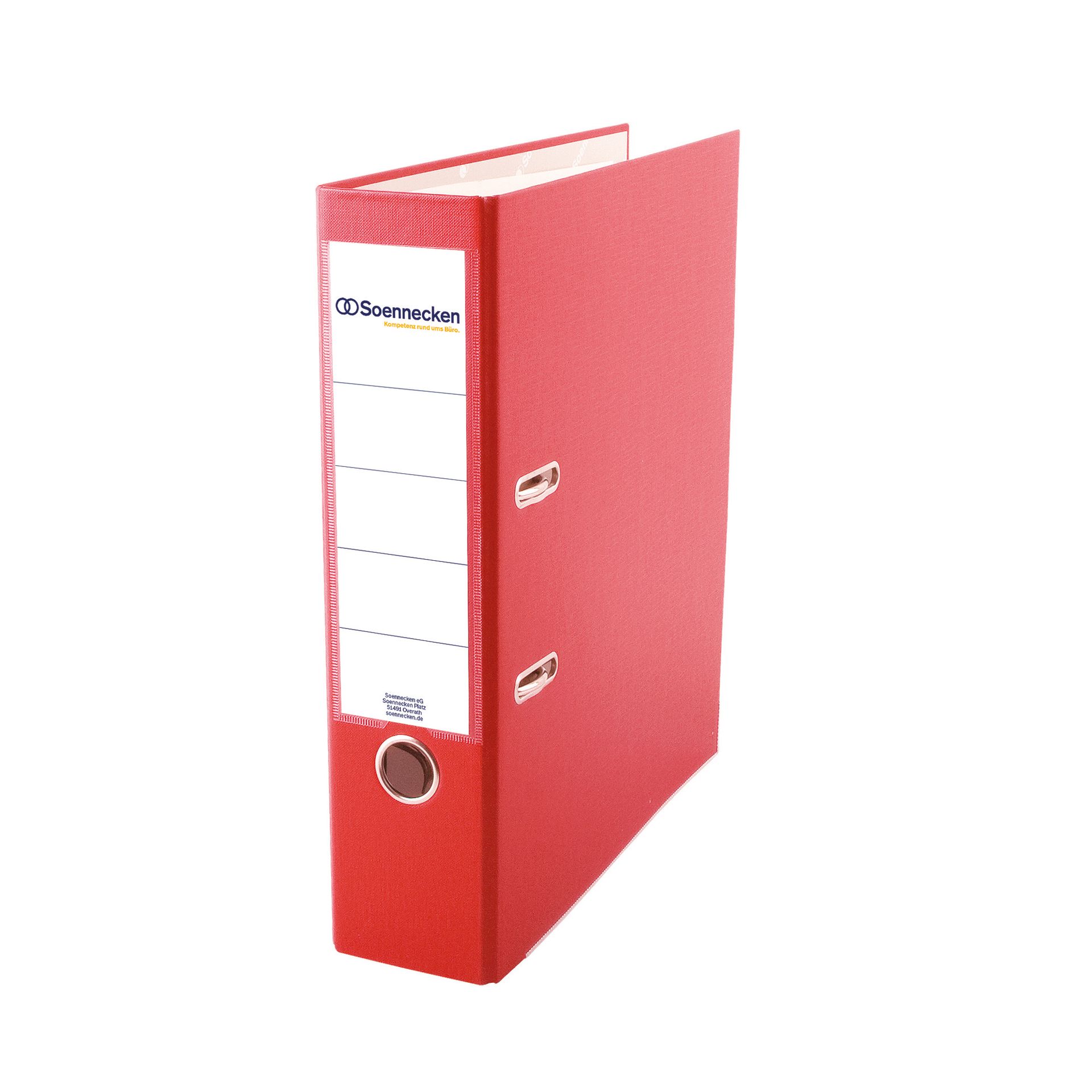 Ordner DIN A4 80mm PP rot