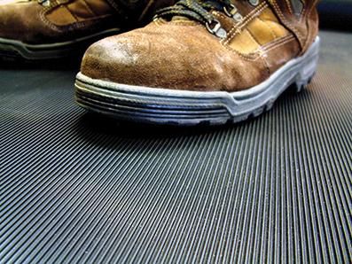 Gummiriefenmatte 3mm COBArib schwarz B90 cm x lfd.M