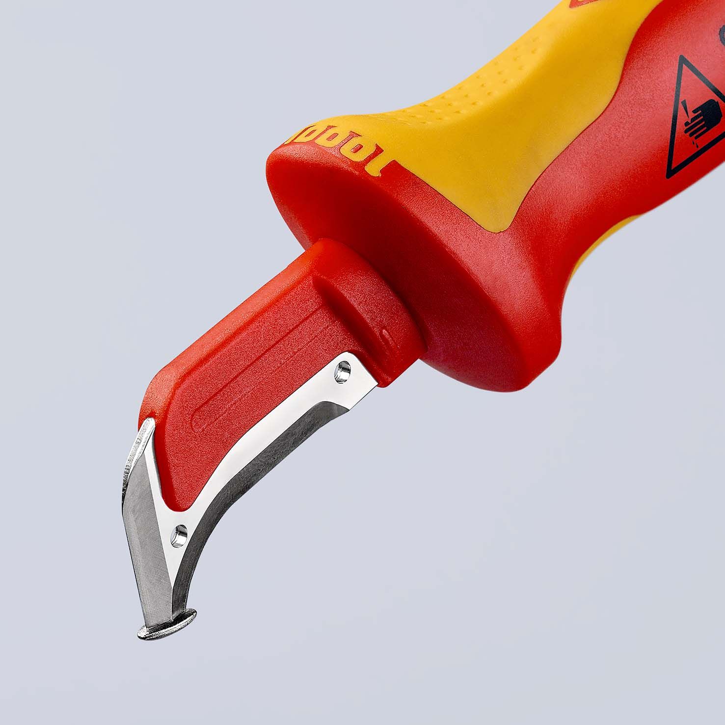 KNIPEX Abmantelungsmesser mit Gleitschuh isoliert
