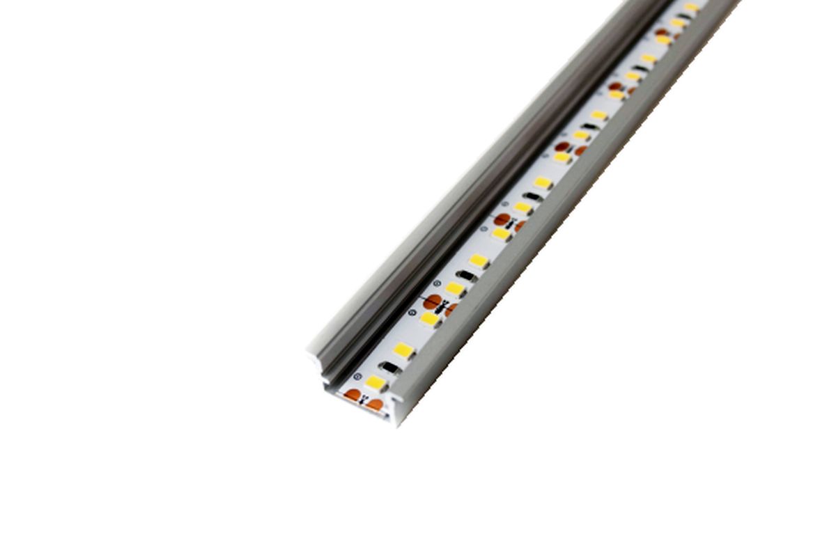 TOPFORM LED Linearprofil Einbauleuchte - L=1000 mm - 20x10 mm - alu-eloxiert - WT - R81