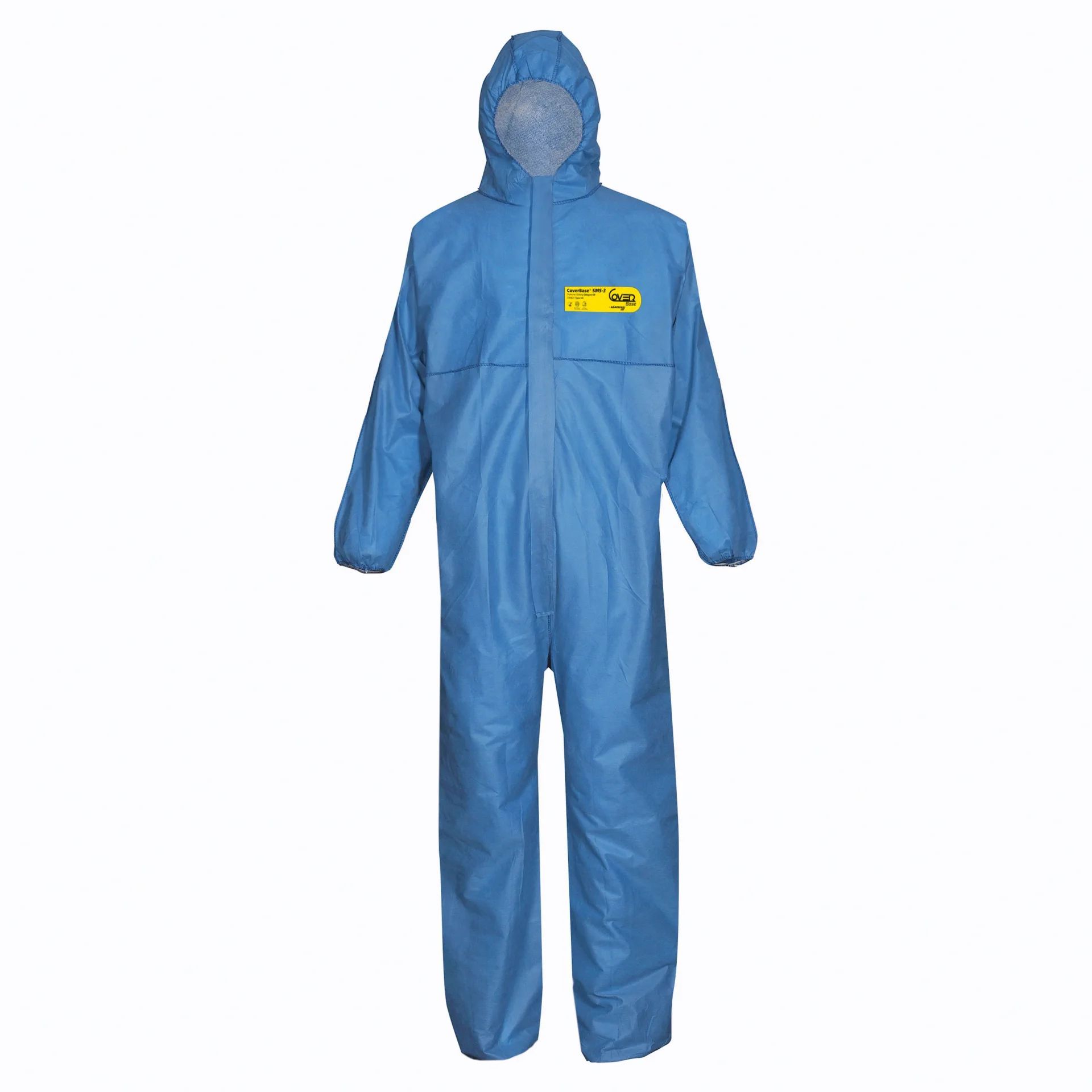 CoverBase® Schutzanzug SMS-3, blau, Gr. M