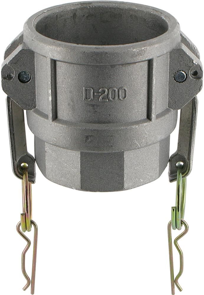 Kamlok Mutterteil Typ D DN100, IG 4", Alu