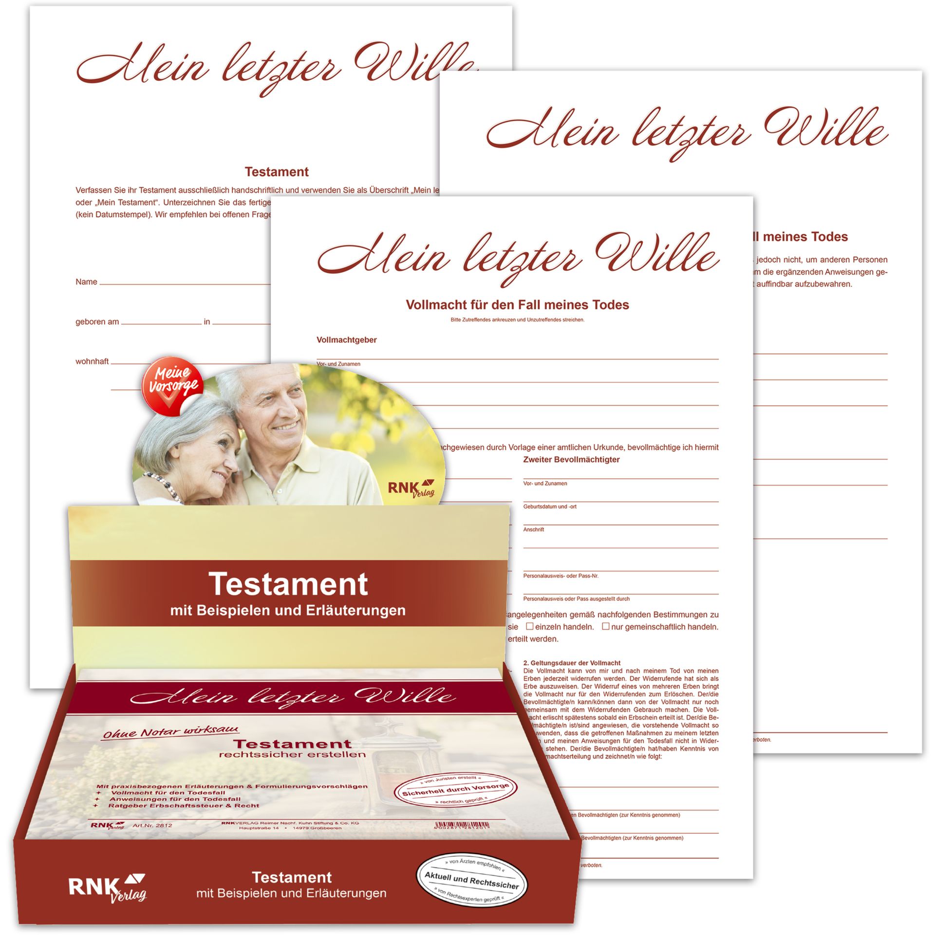RNK Testament DIN C5 5teilig