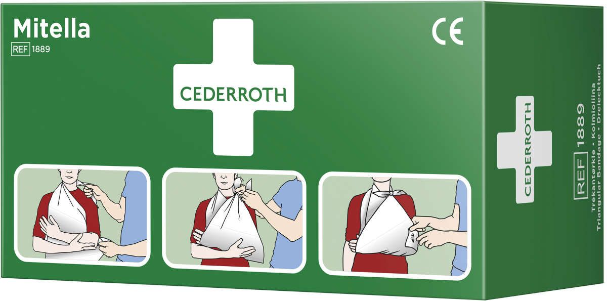 Bandage/Kompr.f. Arm/Kopf2 Stck. Mitellen