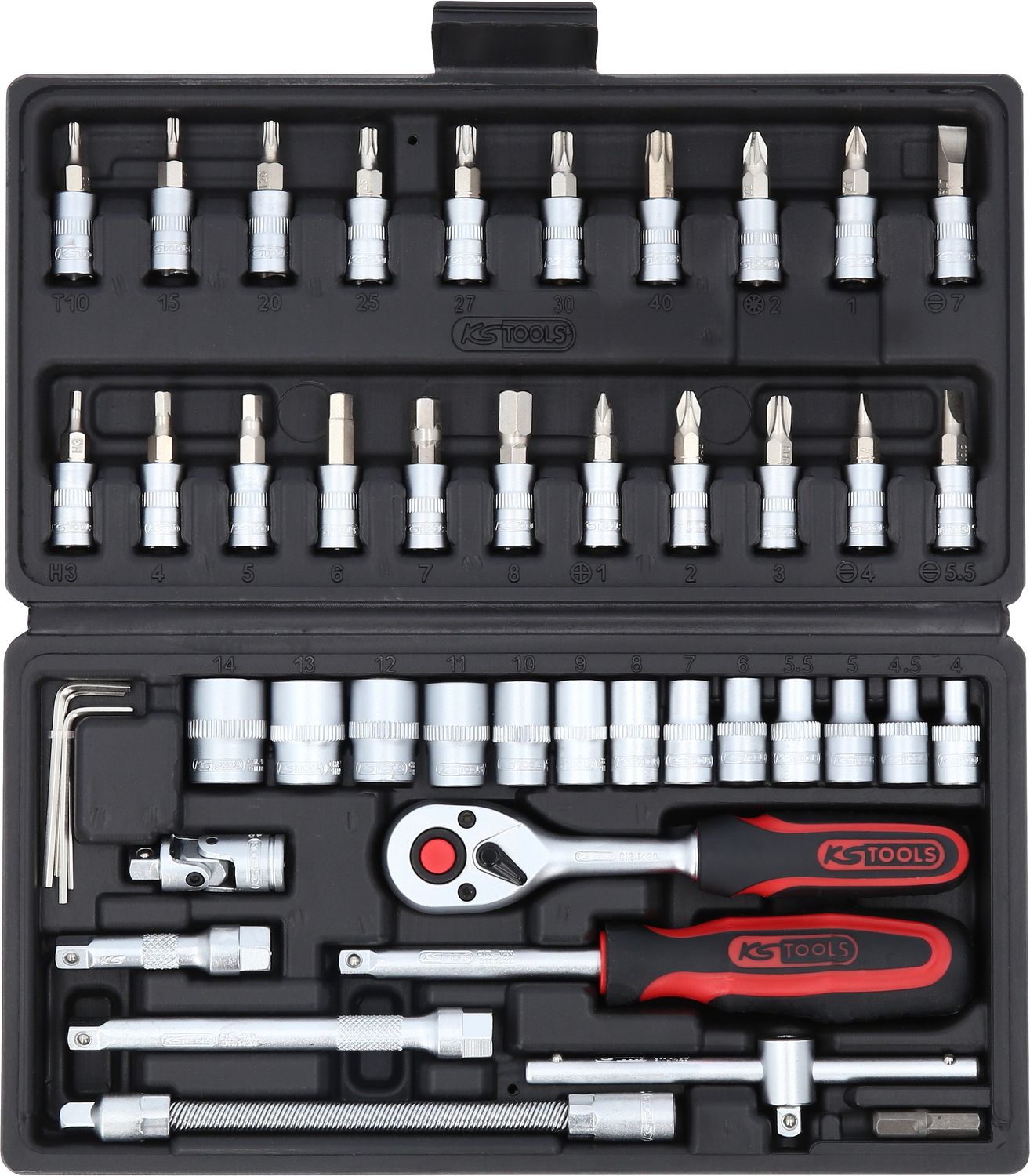 KS Tools 1/4" Steckschlüssel-Satz, 46-tlg