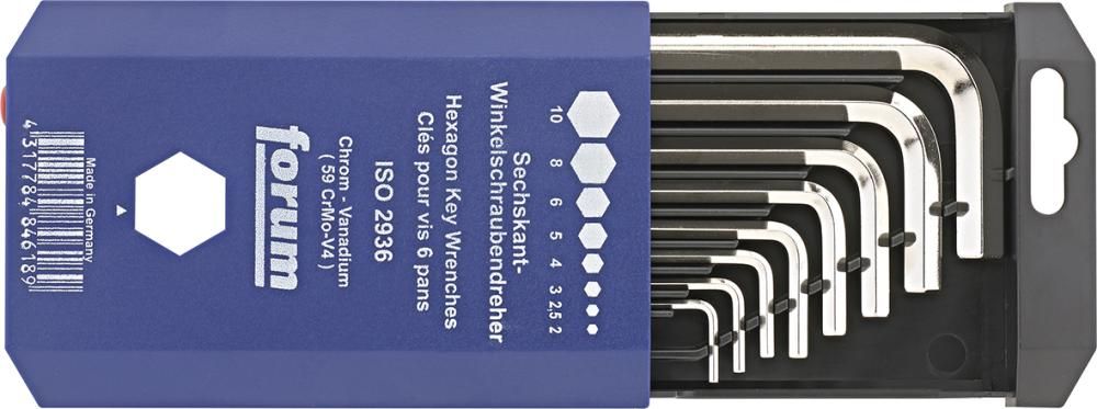 FORUM 6kt-Schl.-Satz DIN911 2-10mm 8tlg. Box