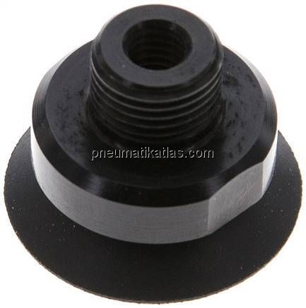 Flachsauger, Stützrippe, P-Serie, 22x0,5mm, CR (50A, schwarz)