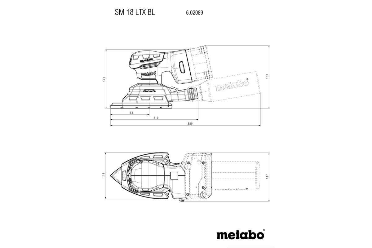 Akku-Multischl. solo SM 18 LTX BL Metabo ohne Akku ohne Ladegerät metaBOX
