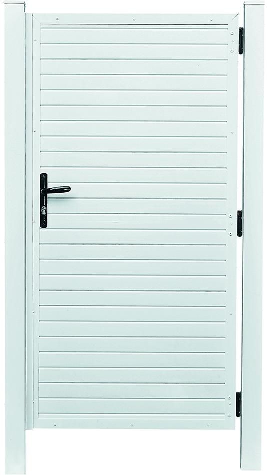 LIGHTLINE KS-Türelement 100 x 180 cm, Füllung / Rahmen WEISS inkl. Beschläge