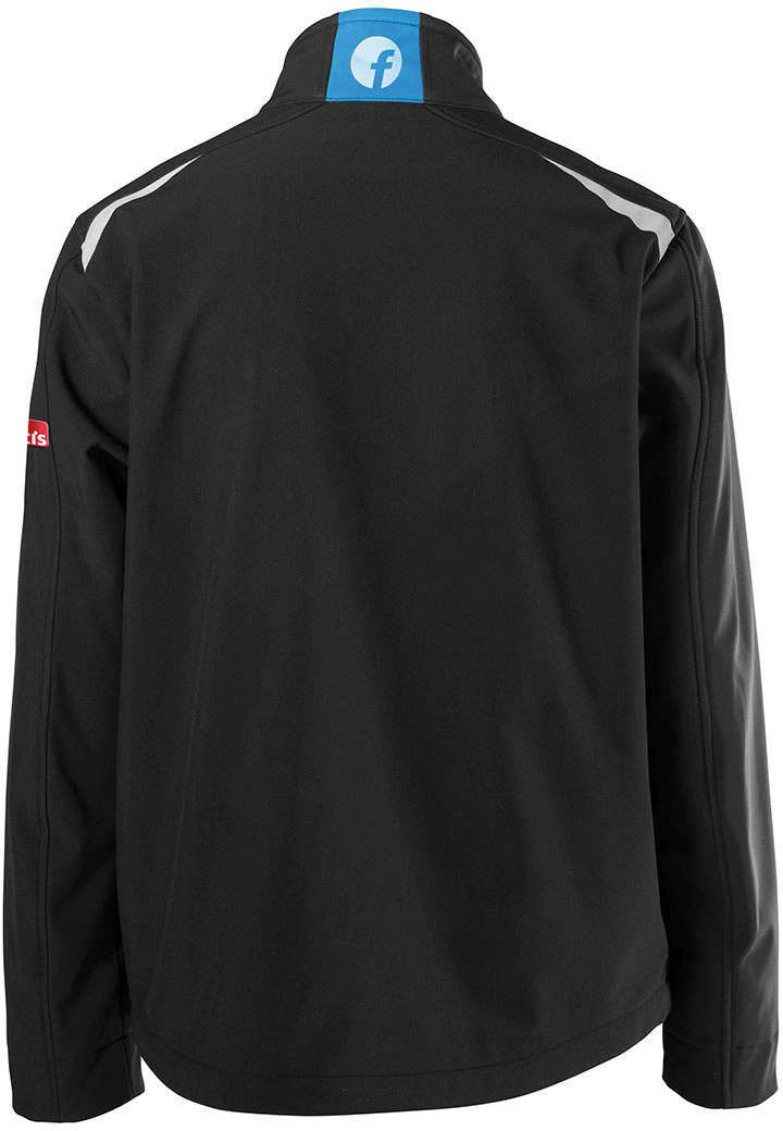FORTIS Herren Jacke 24, schwarz/türkis, Gr. 3XL