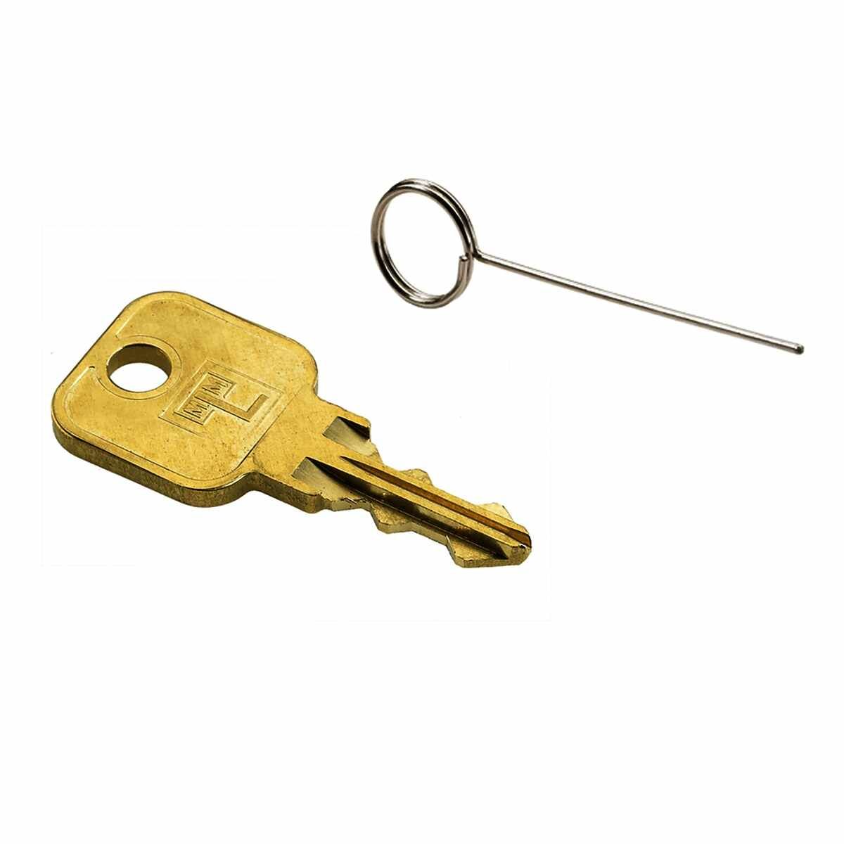 Notöffnungsschlüssel und Codefindernadel Fixcode