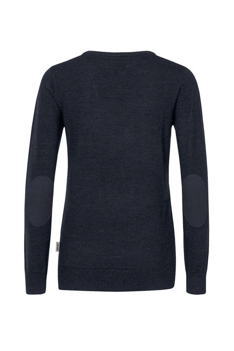 HAKRO Damen V-Pullover Merino-Wolle