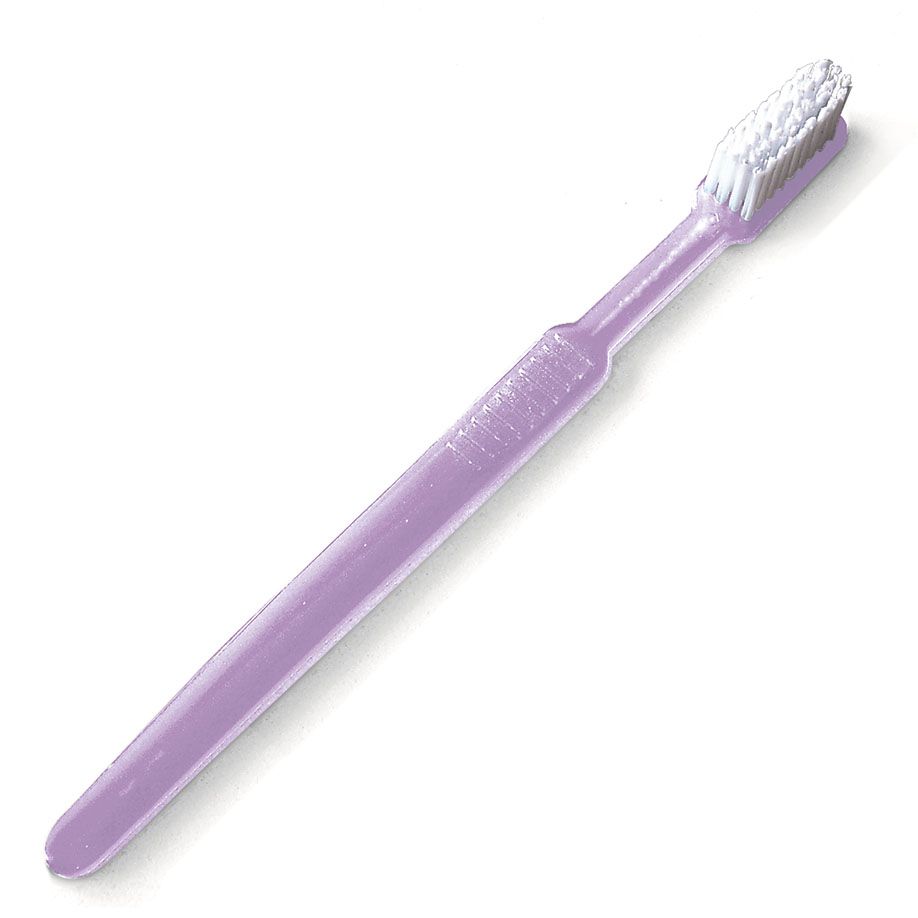 Einmal-Zahnbürsten mit Paste,lila (100 Stck.)UK = 10 Pack